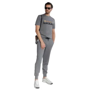 Boss - T-Shirt für Herren, Regulär (Mittelgrau)