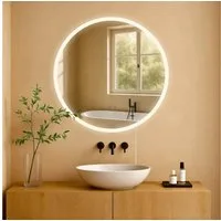 CLP Wandspiegel Laconia (1er), Anti-Beschlag, LED-Licht, dimmbar, 3 Modi, IP44