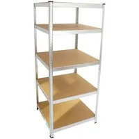 TRUTZHOLM Steckregal Schwerlastregal 180x75x75cm 875 kg 5 Böden Regal Steckregal Lagerregal, Einzelartikel