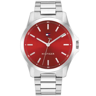 Tommy Hilfiger Bruce Silber Herren Armbanduhr 1710677