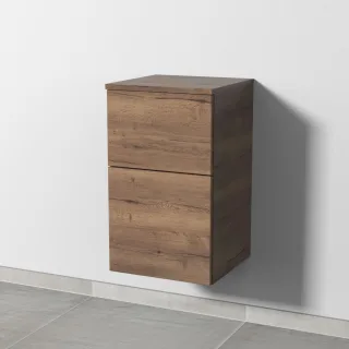 Sanipa 3way Unterschrank mit 2 Auszügen, Eiche-Tabak, SM14350 SM14350