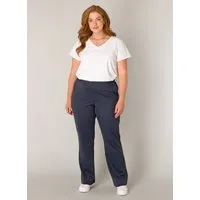 Base Level Curvy Stoffhose Lori Sommerhose mit Stetch und leichtem Schlag