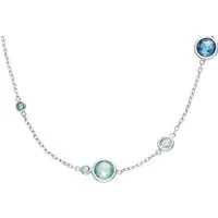 SKAGEN Edelstahlkette Skagen Damen-Kette Edelstahl Glasstein
