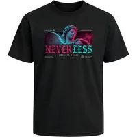 Neverless Oversize-Shirt Herren T-Shirt - Timeless Future - Oversized Relaxed Fit Printshirt mit Print