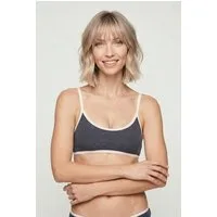 Joop Jeans Bustier-Bikini-Top JEANS! LOGOGRAM, mit wattierten Cups, verstellbare Träger