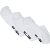 ONLY & SONS Füßlinge ONSBASIC INVISIBLE SOCK 3 PACK NOOS (Packung, 3-Paar) Baumwollmischung, Einheitsgröße
