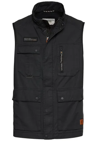 camel active - Outdoor-Weste mit Stehkragen dark navy - Gr. - 50
