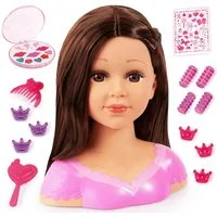 Bayer Frisier- & Schminkkopf Charlene Super Model, braun