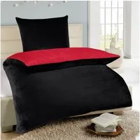 Bestlivings Wendebettwäsche Cashmere Touch, Mikrofaser, 2 teilig, bei 60°C waschbar, trocknergeeignet, Bett 135x200cm + Kissen 80x80cm
