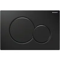GEBERIT Betätigungsplatten Geberit Betätigungsplatte Sigma 01 RAL 9005 schwarz-glänzend 115770DW5