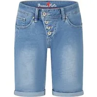 Buena Vista Stretch-Jeans BUENA VISTA MALIBU SHORT charming blue BV B5025 102.8565 - Cozy Denim