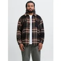 Jack & Jones PlusSize Langarmhemd JJEBRADLEY OLLIE OVERSHIRT LS NOOS PLS