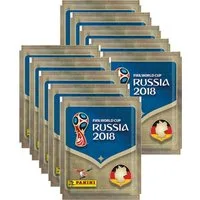 Panini Sammelkarte Panini WM Russia 2018 - Sticker - 10 Tüten