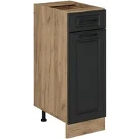 Vicco Unterschrank R-Line, Anthrazit Landhaus/Goldkraft Eiche, 30 cm ohne Arbeitsplatte (1-St)