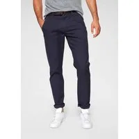 Bruno Banani Chinohose (Set, mit abnehmbarem Gürtel)