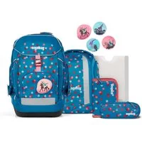 ergobag Schulranzen Schulranzen-Set MAXI VoltiBär 6-teilig, 24/25 (6-teilig), ergonomisch, ab 1. Klasse, Your-Size-System