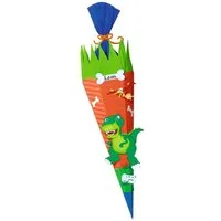 Ursus - Ludwig Bähr Schultüte URSUS Schultüten-Bastelset "Dino", 6-eckig, 68 cm