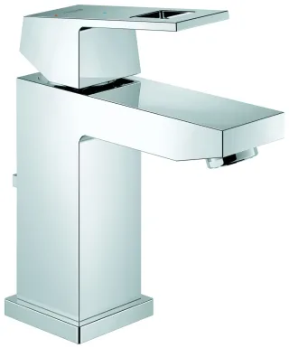 Grohe Einhebel-Waschtisch-Batterie Eurocube 23390, Mittelstellung kalt chrom 2339000E