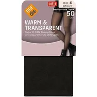 Nur Die Feinstrumpfhose Warm & Transparent nylon transparent Fein-strumpfhose