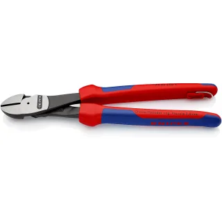 KNIPEX Kraft-Seitenschneider mit Befestigungsöse atramentiert - 7402250T