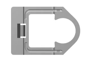 Kermi Sicherungsbügel für Bohrkonsole für d:18mm, ZB02790001 ZB02790001