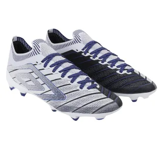 Umbro - Herren Fußballschuhe mit festem Boden "Velocita Elixir Pro" (Weiß/Schwarz/Königsblau)