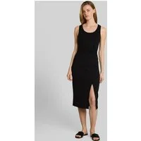 TOM TAILOR Denim Sommerkleid Kleider & Jumpsuits Fitted Midi-Kleid mit Knotendetail