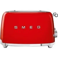 Smeg Toaster TSF03RDEU, 4 kurze Schlitze, 3000 W