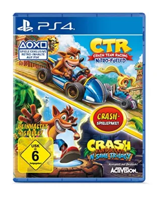 Crash Team Racing Nitro Fueled + Crash Bandicoot N'Sane Trilogy Bundle - [für PlayStation 4]