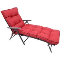 TexDeko Liegenauflage Ecolen Premium 190x60x8cm, Antirutsch-Boden, Polster für Gartenliege, UV-beständig, Wasserabweisend