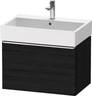 Duravit D-Neo Waschtischunterbau wandhängend Eiche Schwarz Matt 684x442x440 mm - DE4272010160000 DE4272010160000