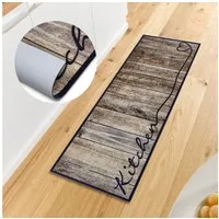 HANSE Home Küchenläufer Kitchen Herz, rechteckig, Höhe: 5 mm, Läufer, Rutschfest, Küchenteppich, Küche, Teppich, Pflegeleicht