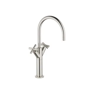 Dornbracht Waschtisch-Einlochbatterie mit erhöhtem Standfuß TARA 22533892 Platin gebürstet 22533892-06