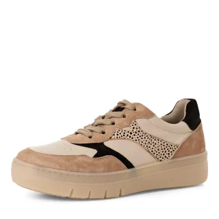 Tamaris - Da.-Schnürer beige comb - Gr. - 37