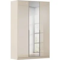 OTTO home Drehtürenschrank Kleiderschrank Kleiderschränke Schrank Garderobe AGORDO mit Glasfront (in zwei Griff-Farben, Breiten 91-405 cm) durchdachte Innenausstattung, in 8 Breiten und 2 Höhen MADE IN GERMANY
