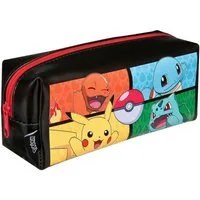 POKEMON JUEGO DE CARTAS Federmäppchen Federmäppchen Kinder mehrfarbig Stifteetui Mäppchen für Schule