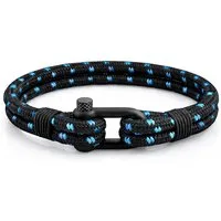 UNIQAL.de Armband maritimes Segeltau „DELMARE“– Nautic Style mit Schäkelverschluss (Edelstahl, Casual Style, leicht, robust, wasserfest), handgefertigt