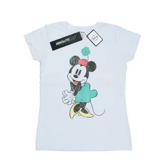 Disney - "Minnie Mouse Shamrock Hat" T-Shirt für Damen (Weiß)