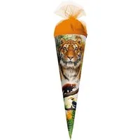 Roth Schultüte Motiv-Schultüte Tiger 35cm rund Tüllverschluss