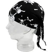 BestSaller Kostüm Piraten Bandana Tuch mit Totenköpfen, aus 100% Baumwolle