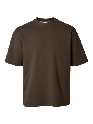 SELECTED MEN - SLHLOOSEOSCAR SS O-NECK TEE NOOS - Gr. - S