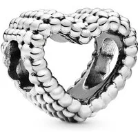 Pandora Kettenanhänger Pandora Offenes Metallperlen Herz -Charm 797516 Anhänger