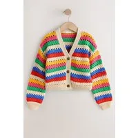 Next Strickjacke Strickjacke mit V-Ausschnitt (1-tlg)