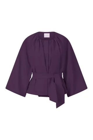 Rich & Royal - Balloon Shape Jacket mulberry - Gr. - 36