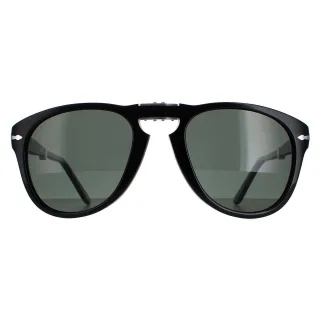 Lunettes de soleil polarisées vertes noires de Persol