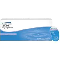 BAUSCH + LOMB Tageslinsen SofLens Daily Disposable, sphärische Kontaktlinsen, weich, 30 Stück BC 8.6 mm / DIA 14.2