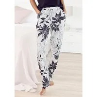 LASCANA Schlafhose mit floralem Druck