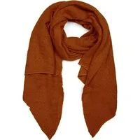 styleBREAKER XXL-Schal Asymmetrischer unifarbener Web Schal, (1-St)