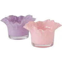 BOLTZE GRUPPE GmbH Windlicht Boltze Windlicht Panaly, Lila oder Rosa, 2079313