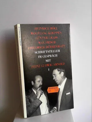 Schriftsteller im Gespräch I. Erste umfassende Ausgabe der Arnold Gespräche